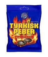 Fazer Turkisk Tyrkisk Peppar 150g 5 oz Hot Salty Licorice Pepper Candies... - £7.17 GBP