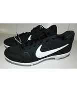 Nike Black White Cleats Shoes Size 12 Brand New No Tags - £31.46 GBP