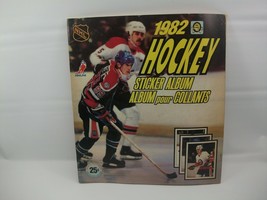Vintage 1982 O-Pee-Chee Incomplete NHL Hockey Sticker Album Book Wayne Gretzky - £15.61 GBP