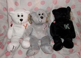 RARE Classic Collecticritters~Y2K Bears~USA, UK, CAN~Ltd. Ed.~Bean Bag Plush - £114.62 GBP