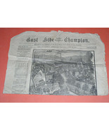 East Side Champion Vintage Newspaper 1889 Los Angeles - $82.04 CAD