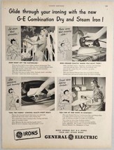 1948 Print Ad GE General Electric Combination Dry &amp; Steam Irons Bridgeport,CT - £13.43 GBP