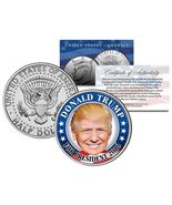 DONALD TRUMP FOR PRESIDENT 2016 Colorized JFK Half Dollar U.S. Coin CAMP... - $14.95