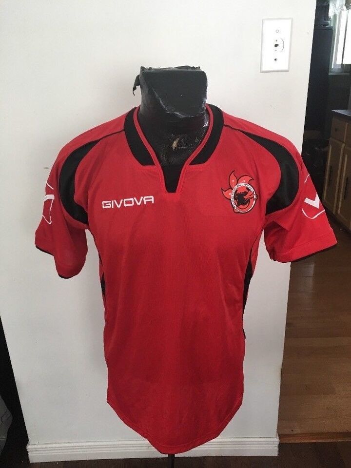 MENS MEDIUM polo shirt HONG KONG BALL HOCKEY - $8.20