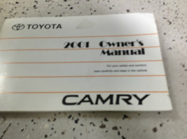2001 Toyota Camry Owners Manual Factory Dealership Nice Toyota Book X - $25.21