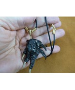 (G130-28) xsmall GATOR Aligator ALLIGATOR Claw foot hand NECKLACE I love... - $23.18 CAD