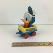 Vintage 1980s Walt Disney Donald Duck Replacement Train Kids Toy Plastic... - $11.29
