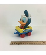 Vintage 1980s Walt Disney Donald Duck Replacement Train Kids Toy Plastic... - $11.29