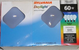 Sylvania 60 Watt 120 Volt A19 Daylight Soft White Incandescent Lamps 4 Pack - $218.99 MXN