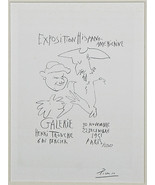 &quot;Exposition Hispano-Americaine&quot; by Picasso Signed Lithograph 10&quot;x7&quot; - $2,603.56 CAD