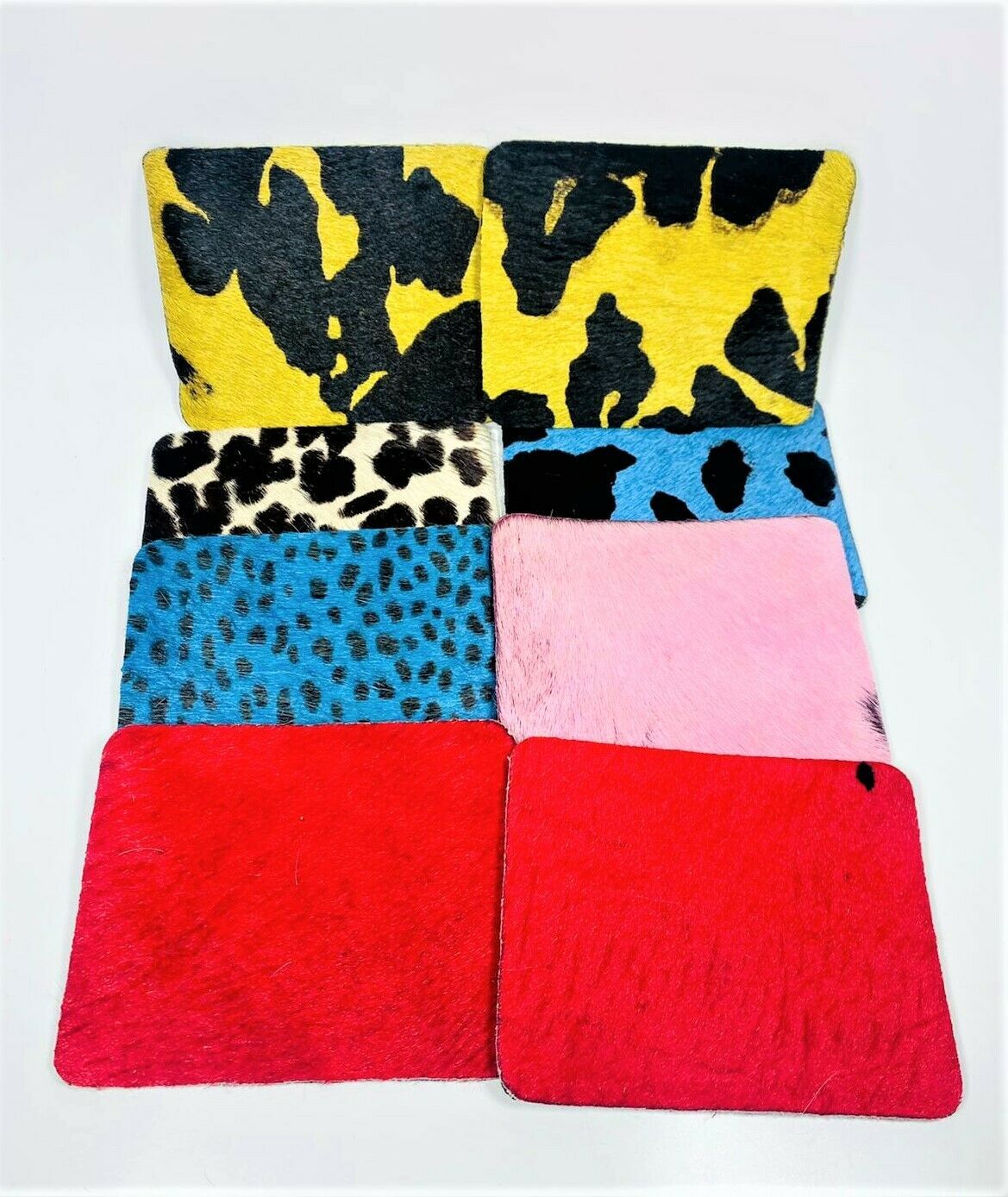 Lotto Di 8 Coasters Per Bevande IN Assortito Colore E Stili 12.7cmx10.2cm - $14.83