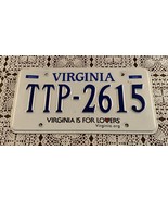 Virginia Is For Lovers Undated Expired Auto License Plate Nice Collectib... - $12.49