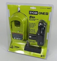 Ryobi One+ 18v Lithium Ion 2.0ah Battery and Charger Kit, Extreme Weather - £71.04 GBP