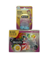Invisibobble Crayola 2 Kids Hair Scrunchies Plus 5 Spirals No Ouch Colorful - $11.98 CAD