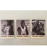 LOT OF 3 1988 Baseball Card Kingdom Michael Jordan Promo Cards - Set A - £11.55 GBP