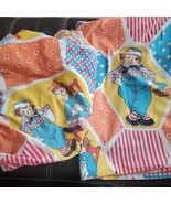 VINTAGE 1970s RAGGEDY ANN &amp; ANDY Twin FLAT and Fitted Sheets Set Colorful - $47.49