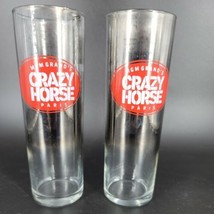 MGM Grand Crazy Horse Paris Glass Tumblers from Their Last Vegas Show 2 pc - £14.99 GBP