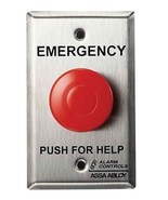 Alarm Controls PBM-1-1 Emergency Station Pushbutton, Stainless NEW - $1,228.77 MXN