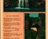In Old Virginia Poem Song Lyrics VA  UNP Linen Postcard Unused T18 - £2.30 GBP