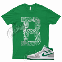 Green BLESSED T Shirt for J1 1 Mid Grey Dunk Vapormax Pine Stadium Lucky 13 - £20.22 GBP+