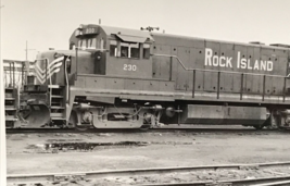 Chicago Rock Island &amp; Pacific Railroad CRI&amp;P #230 U25B Locomotive Train Photo - £9.56 GBP