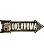 Vintage Route 66 Oklahoma Novelty Metal Arrow Sign - $33.89 CAD