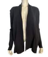 Talbots Black Shawl collar Open Cardigan Size M - €24,54 EUR