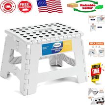 Space-Saving 9-Inch Step Stool - Lightweight, Safe &amp; Perfect for Higher - $24.44