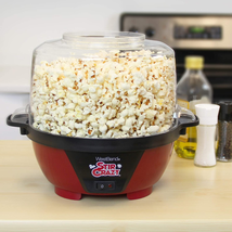 Electric Hot Oil Popper Includes Large Lid For Serving Bowl 6 Quart Red NEW - £49.71 GBP