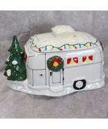Blue Sky Santa&#39;s Camper Cookie Jar Heather Goldmine Christmas Tree Light... - $26.87 CAD