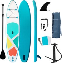 Inflatable Sup Stand-Up Paddle Boards For All Skill Levels,, Slip Yoga Deck - £106.79 GBP