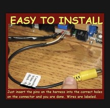 2007-12 CHEVY Silverado Tahoe NAV B/U Backup CAMERA RCA INPUT PLUG Navig... - $8.42