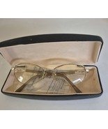 VTG Joan Collins 9776 Gold Eyeglass Frames With Case - $364.37 MXN