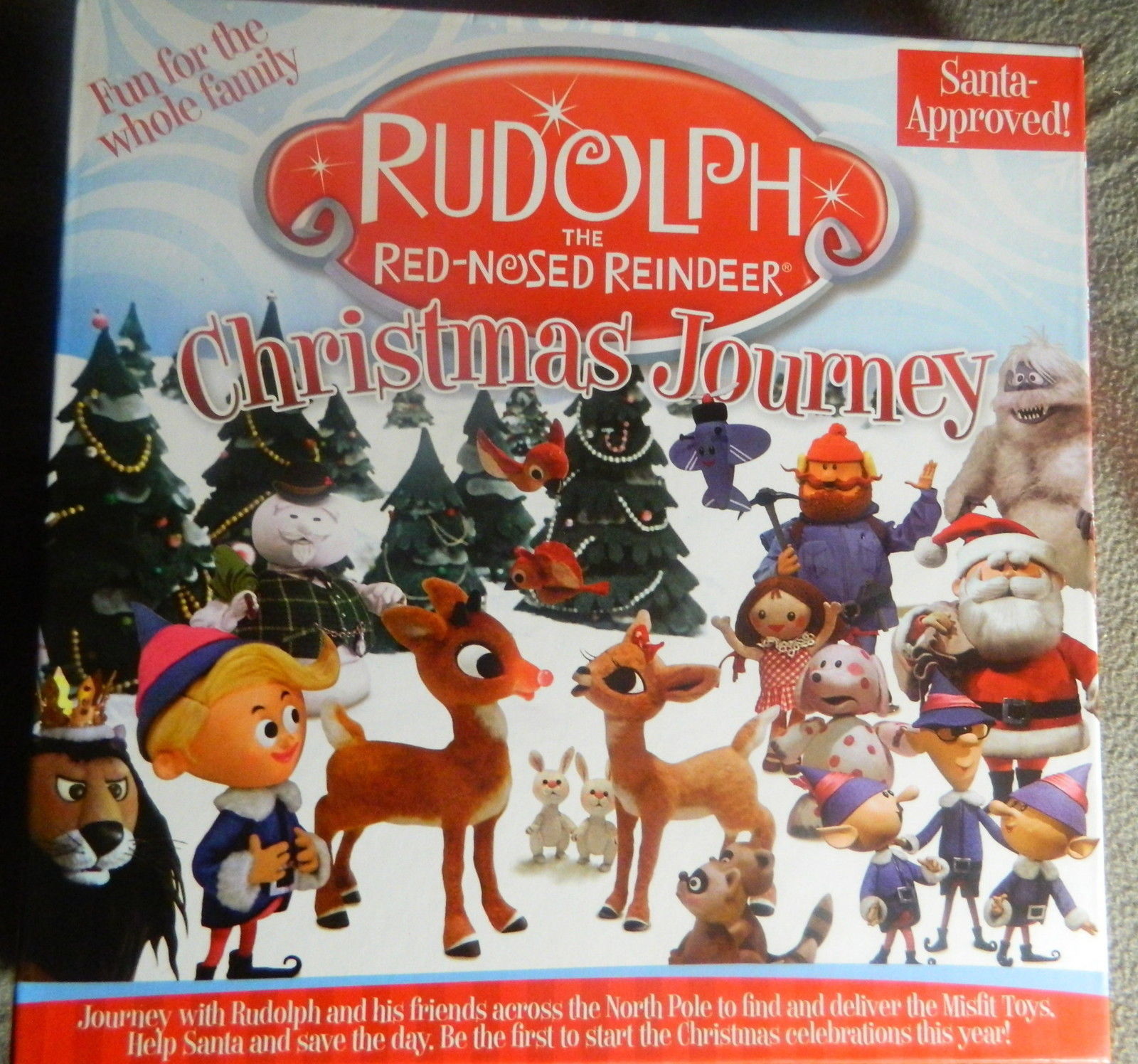 Rudolph The Red-Nosed Reindeer Christmas Journey Board Game-Complete - £12.76 GBP