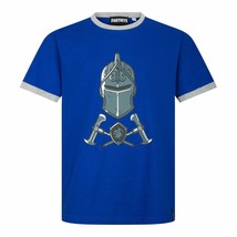 Fortnite Oficial Caballero Azul Manga Corta Juventud Camisa Edad 10 Años - £16.77 GBP