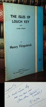 Henry Fitzpatrick The Isles Of Lough Key Signed 1st 2nd Edition - £48.28 GBP