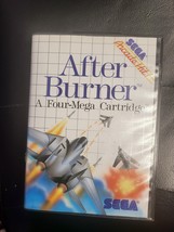 AFTER BURNER (Sega Master System) Complete with manual + poster / very nice - £23.73 GBP