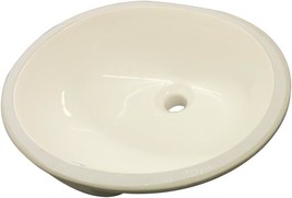 Vitreous China Lavatory, Madison Grande Oval Undermount, Biscuit, Transo... - $77.93