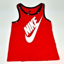 Nike Little Girls Tank Top Size 6x Large Red Poly-Cotton D194 12/16 QK14 - $6.93