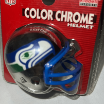 Nfl Seattle Seahawks Miniature Helmet (Riddell Color Chrome) New - £16.86 GBP
