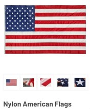 American Flag 20x30 FT Outdoor USA Heavy Duty Nylon US Flags with Brass ... - £1,034.34 GBP