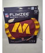 Licensed NFL Washington Commanders Flimzee Bean-Bag Flying Disc - NEW/SE... - $18.80