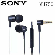 Sony OEM MH750 Stereo Dynamic Headsets Earphones Headphones with Microphone - $9.09