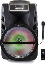 Befree Sound 12 Inch Bluetooth Rechargeable Portable Pa Party Speaker, Black - £97.21 GBP