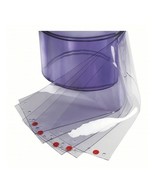 ( 5 piece ) 8&quot; x 8ft 3&quot; Clear Vinyl strips, 0.08 thickness, holes pre-pu... - €85,33 EUR