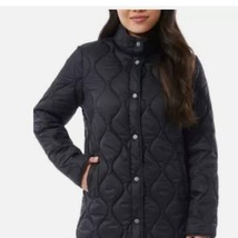 *32 Degrees Women&#39;s Quilted Mockneck Fully Lined Snap Jacket Coat - $29.69