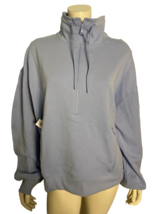 Old Navy Active Women's Funnel Neck 1/4 Zip Sweatshirt Blue XL NEW - $28.49