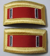 ARMY SHOULDER BOARDS STRAPS ARTILLERY CWO5 CHIEF WARRANT OFFICER PAIR FE... - $20.00