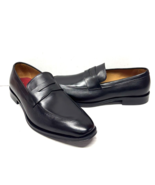 BRUNO MAGLI MEN'S MAIOCO PENNY LEATHER SLIP ON LOAFER SHOES BLACK  SIZE ... - $175.00