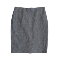 Ann Taylor Womens 2P Navy White Classic Tweed Knee Length Pencil Skirt - $14.01